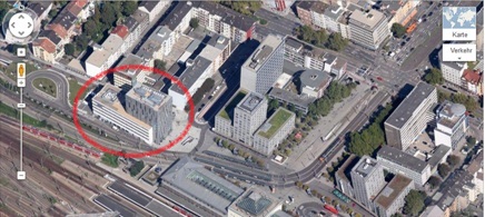 Google Maps: Mannheim Hauptbahnhof