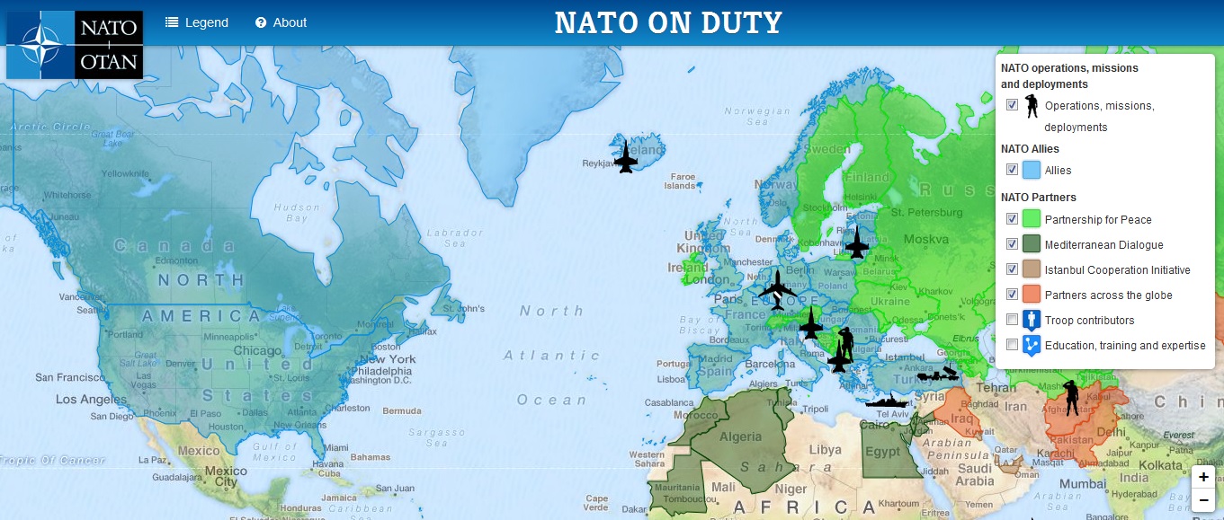 Verteilung Nato Länder